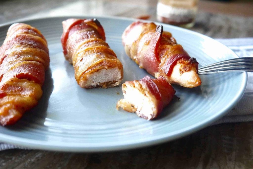 Bacon-Wrapped Keto Chicken Tenders