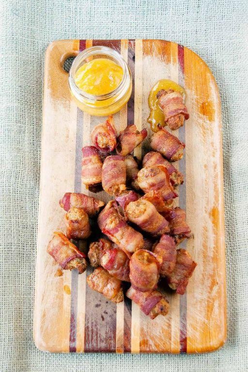 Bacon-Wrapped Sausage Balls