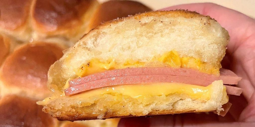 Baked Bologna and Cheese Sliders