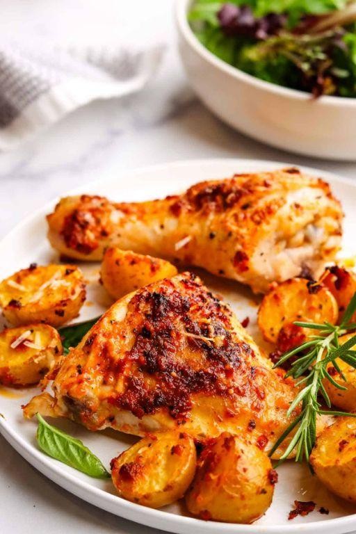 Baked Chicken Tenderloins with Sun-Dried Tomato Pesto