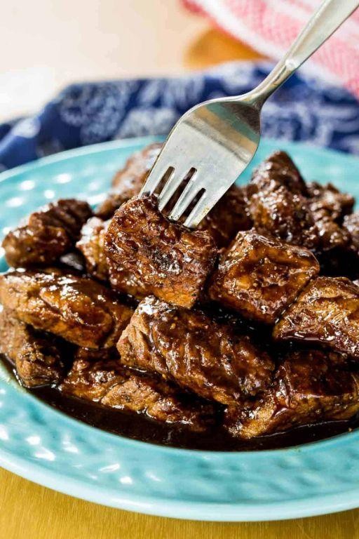 Baked Cube Steak with Honey Mustard Glaze