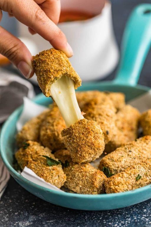 Baked Mozzarella Sticks