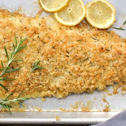 Baked Parmesan-Crusted Smelt