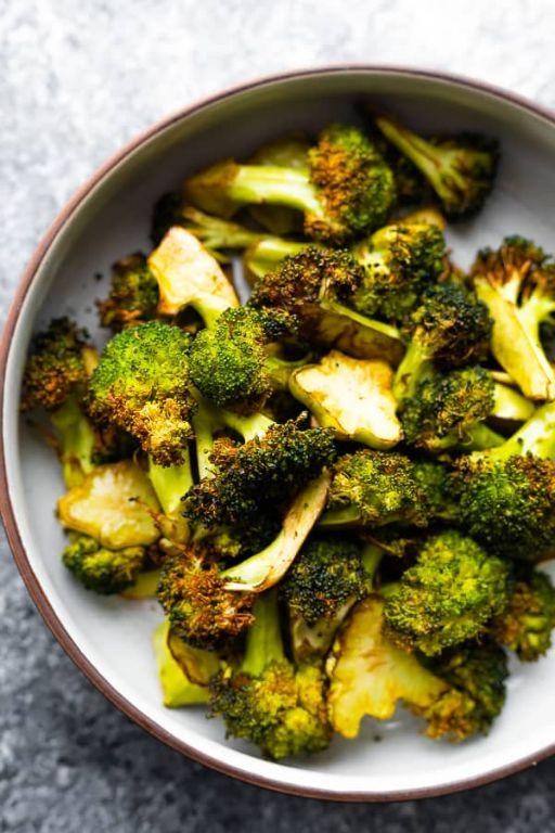 Balsamic Glazed Air Fryer Broccoli