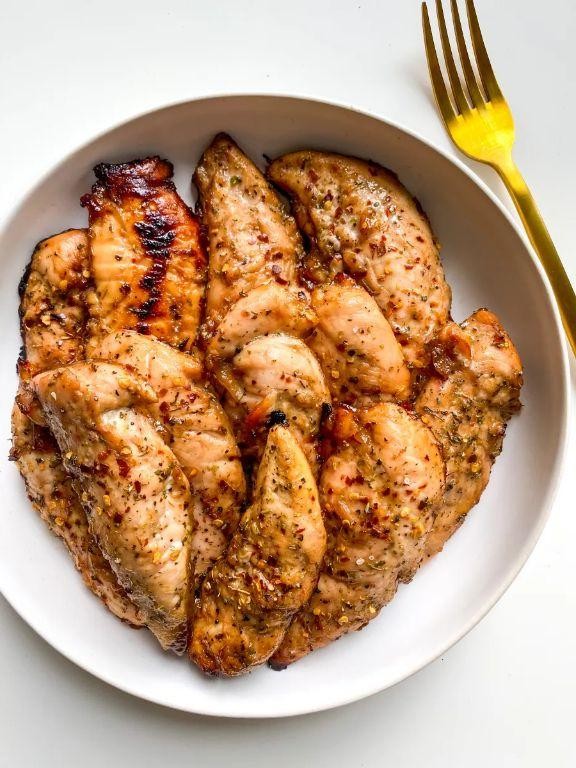 Balsamic Glazed Baked Chicken Tenders