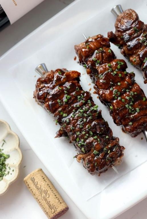 Balsamic Glazed Beef Sticks
