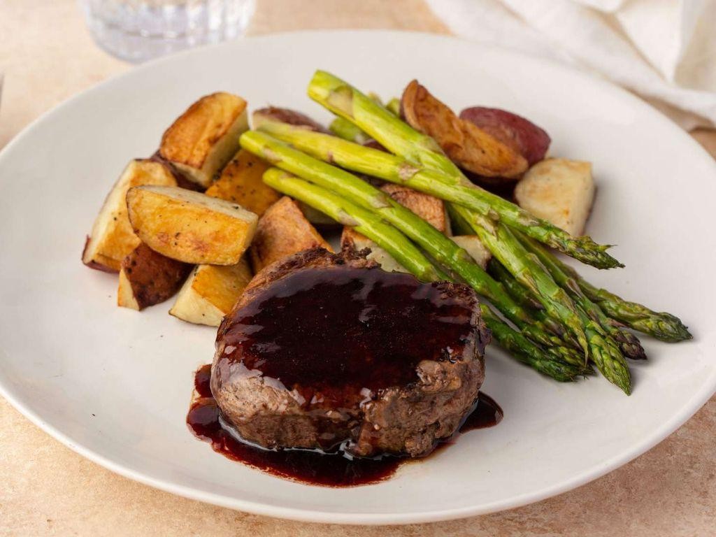 Balsamic Glazed Oven-Baked Steak