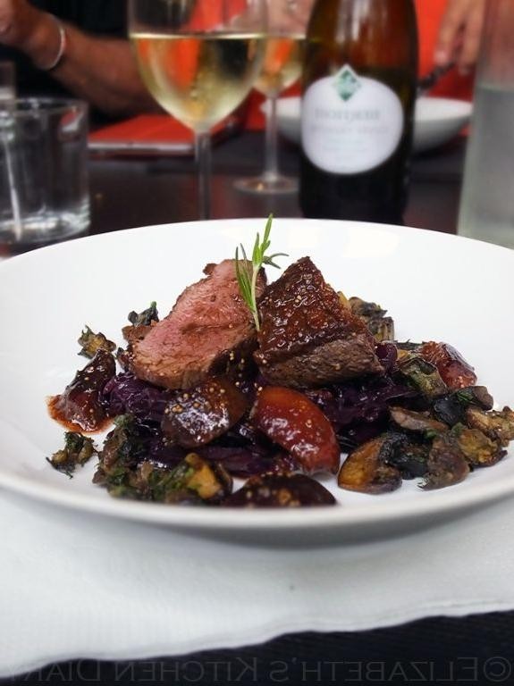 Balsamic Grilled Duck with Fig Compote