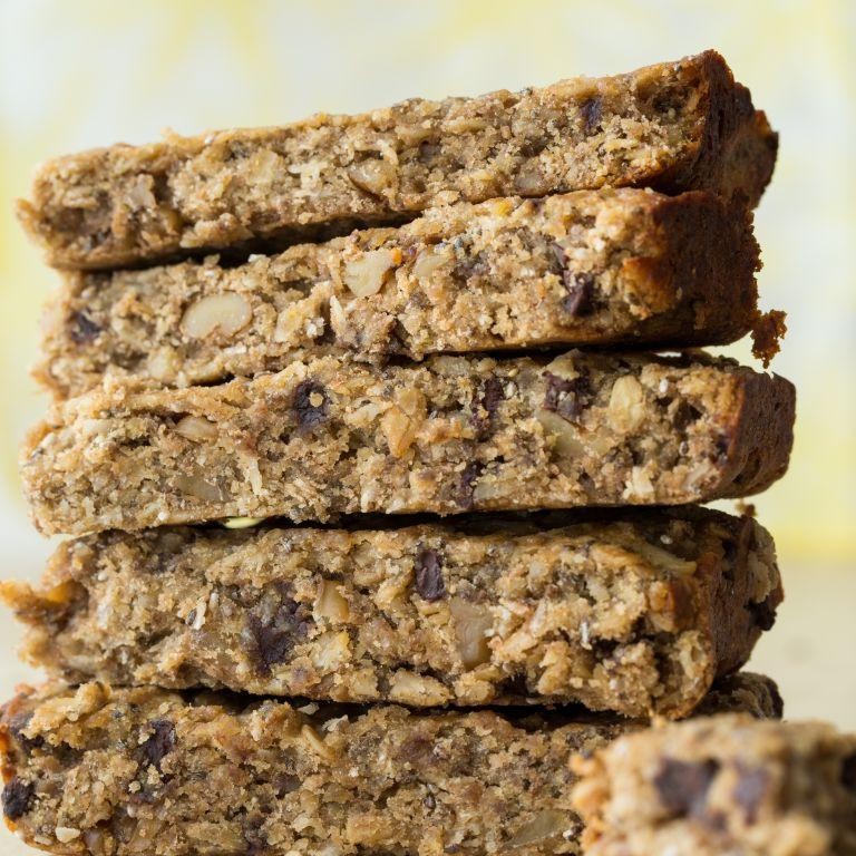 Banana Bread Chia Seed Bars