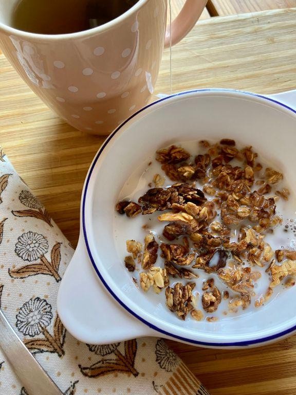 Banana Nut Cereal Clusters