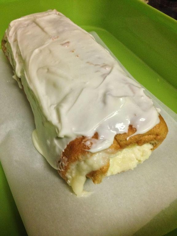 Banana Nut Kolache with Cream Cheese Filling