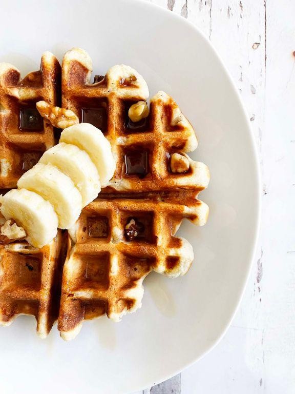 Banana Nut Waffles
