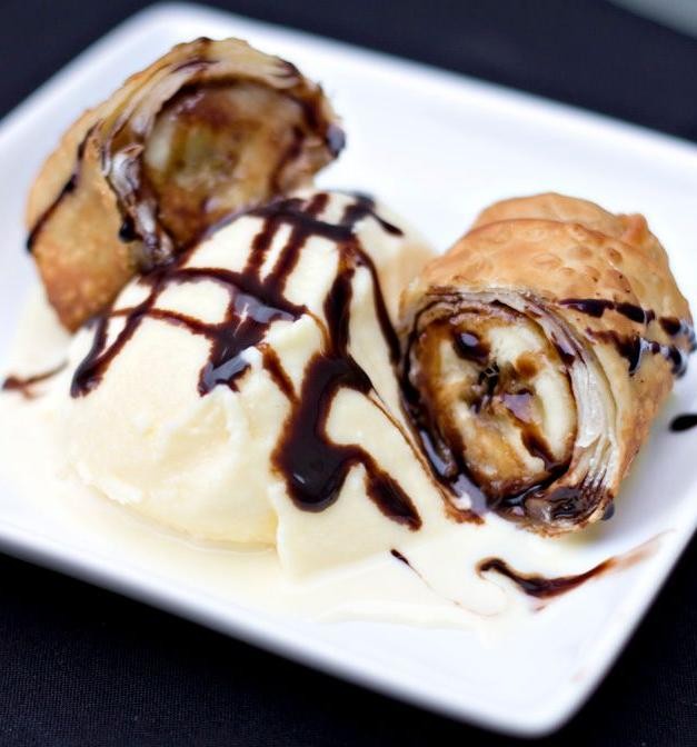 Banana Nutella Spring Rolls