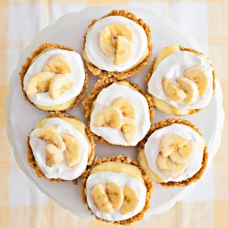 Banana Pudding Mini Graham Cracker Desserts