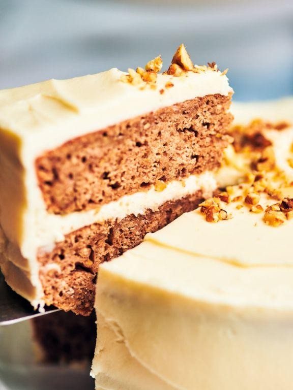 Banana Walnut Birthday Cake