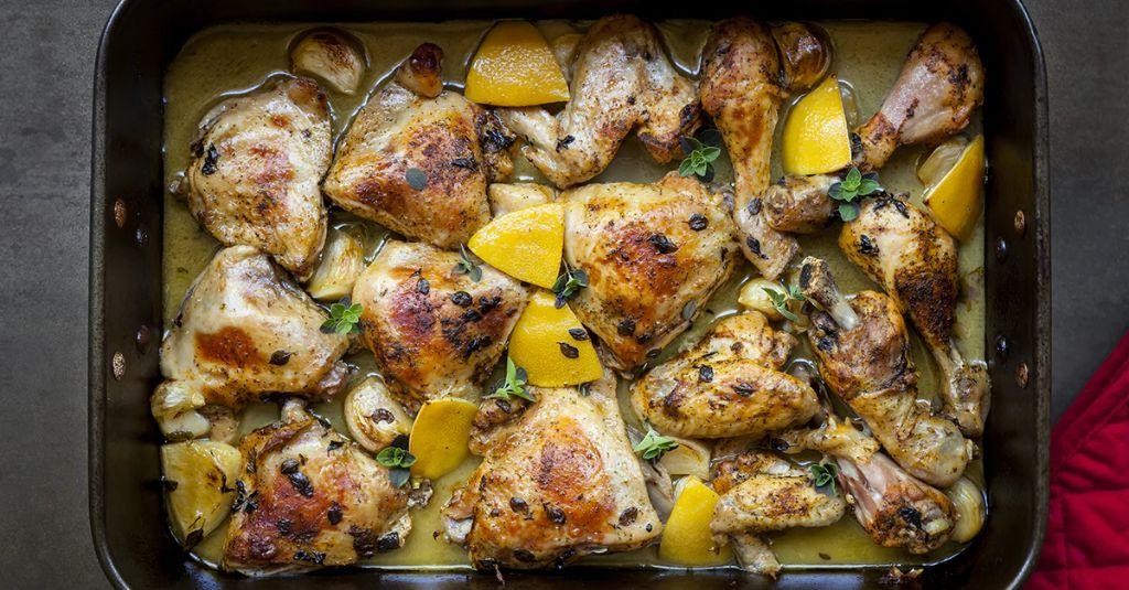 Bariatric Lemon Garlic Baked Chicken