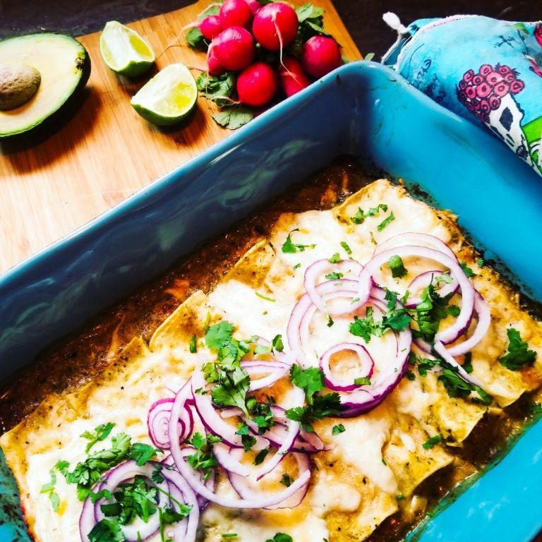 Beef Enchiladas Suizas