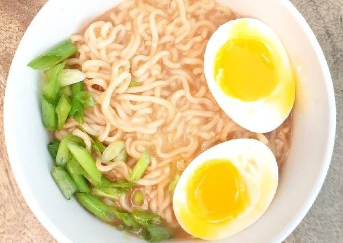 Beef Fine Cubes Ramen with Soft-Boiled Egg