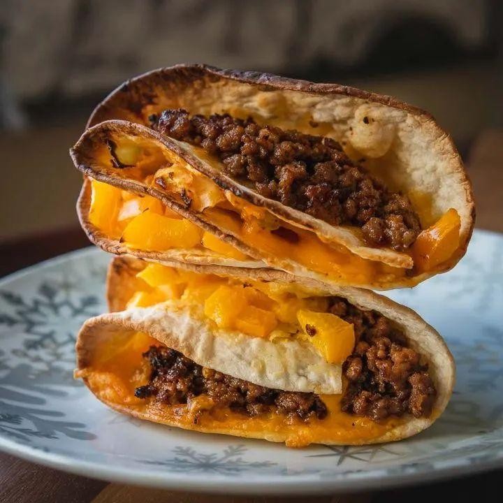 Beef and Cheese High Protein Wrap