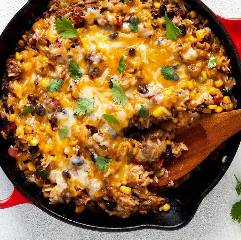 Beef and Rice Skillet
