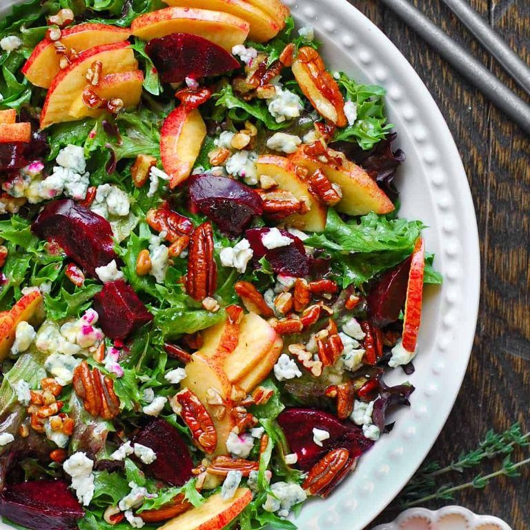 Beet and Apple Salad with Honey Dressing