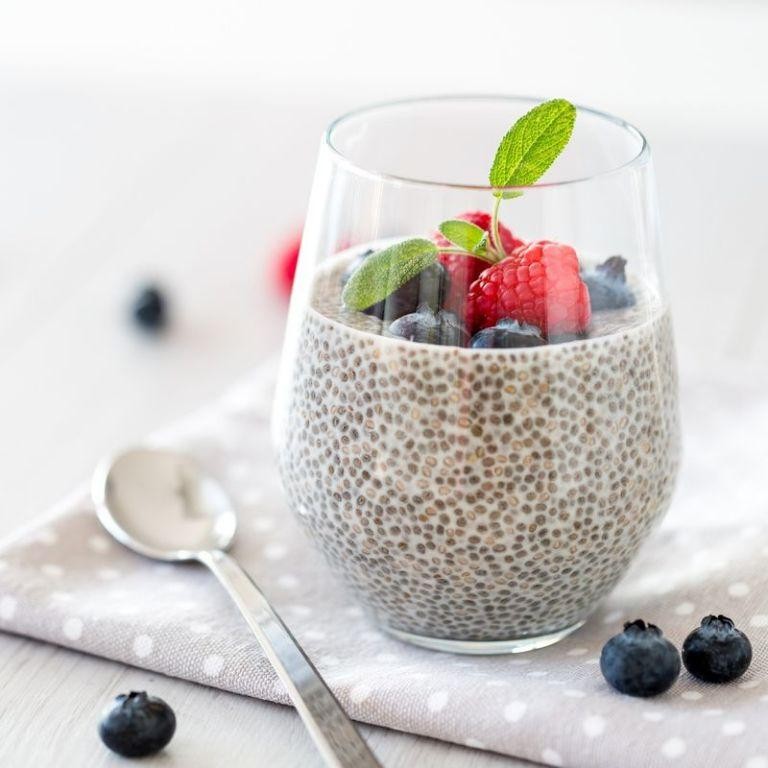 Berry and Chia Seed Fertility Pudding
