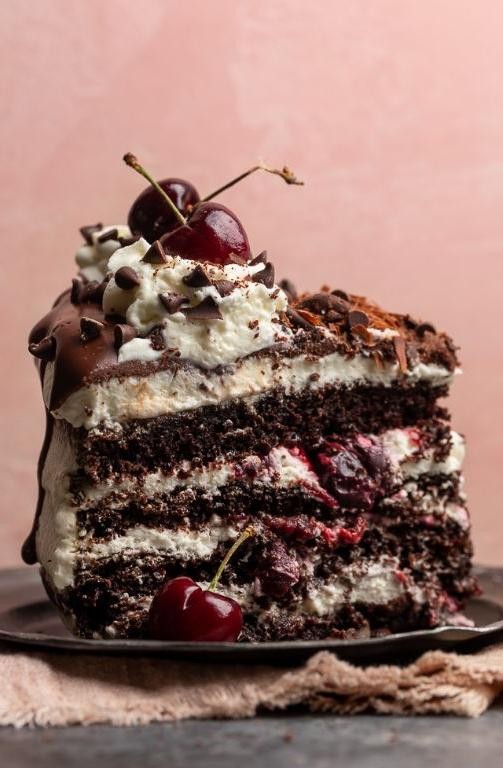 Black Forest Whip Cream Cake