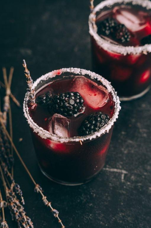 Blackberry Lavender Margarita