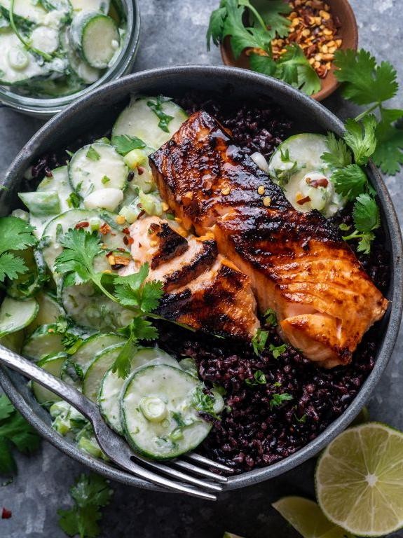 Blackened Miso Salmon with Lime