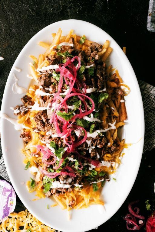 Blackstone Beef and Bacon Loaded Fries