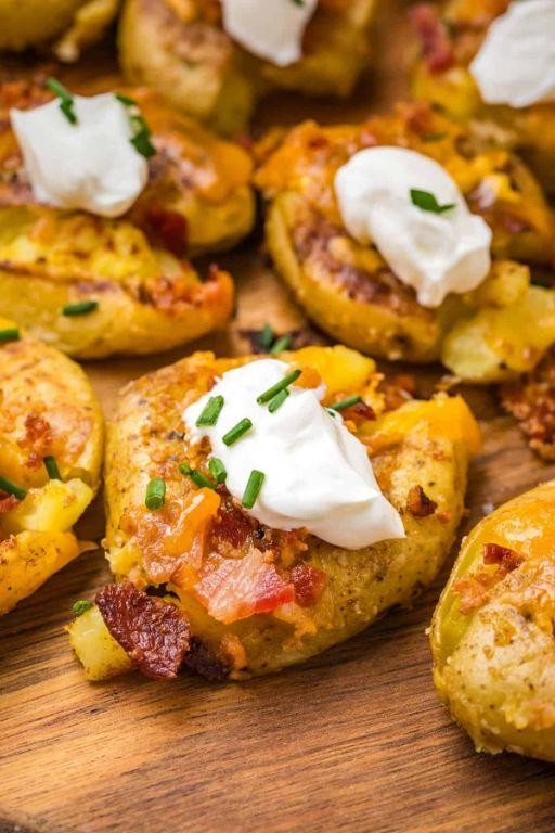 Blackstone Beef and Cheddar Stuffed Potatoes