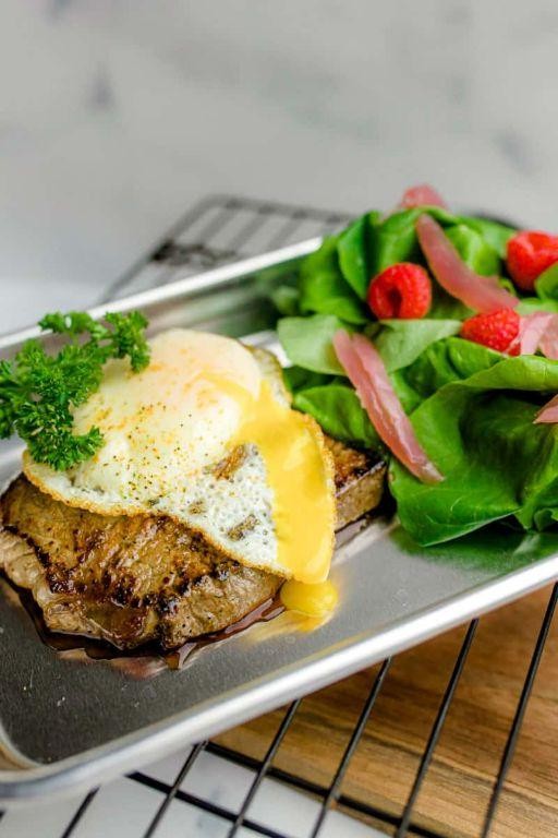 Blackstone Beef and Egg Breakfast Skillet