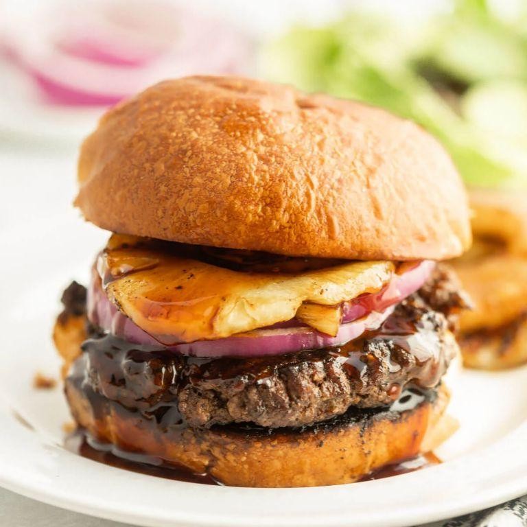Blackstone Hawaiian Teriyaki Burger
