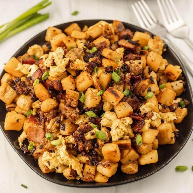 Blackstone Loaded Beef and Potato Hash
