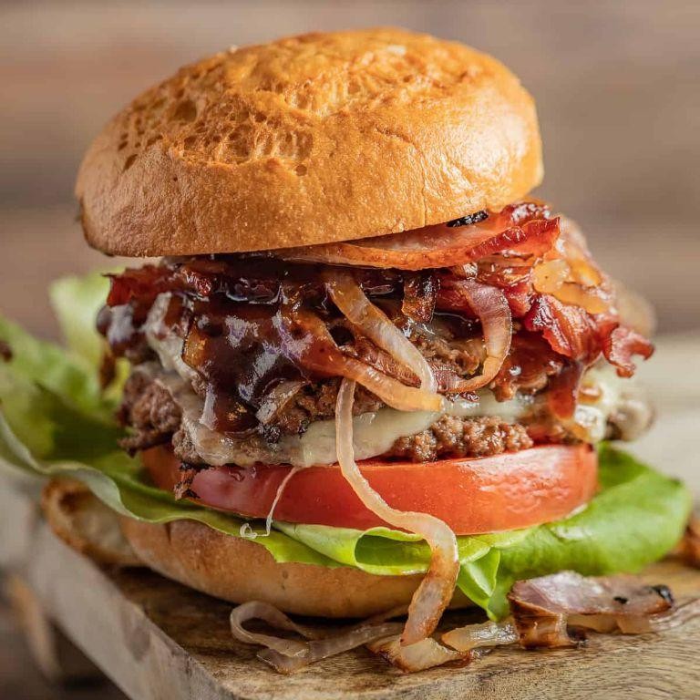 Blackstone Smash Burgers with Caramelized Onions