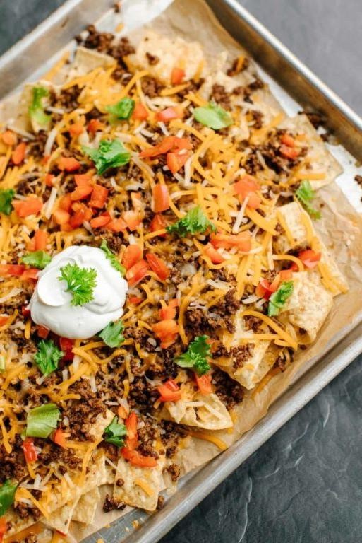Blackstone Spicy Beef Nachos Supreme
