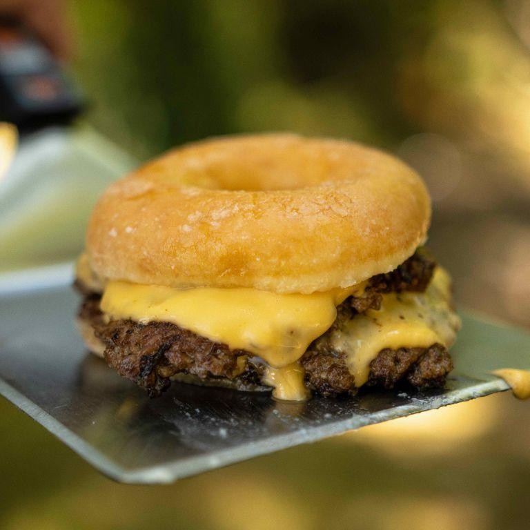Blackstone Whiskey Glazed Burger