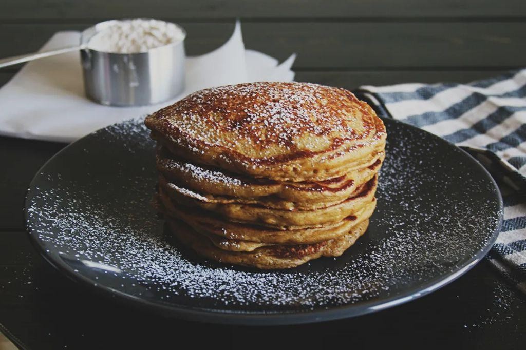 Blackstrap Molasses Pancakes with Cinnamon