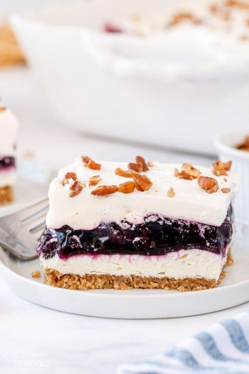 Blueberry Cheesecake Lush Dessert