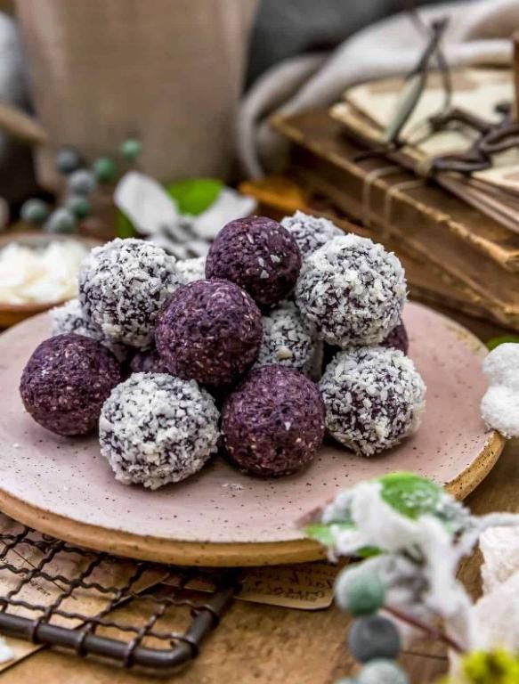 Blueberry Coconut Bliss Balls