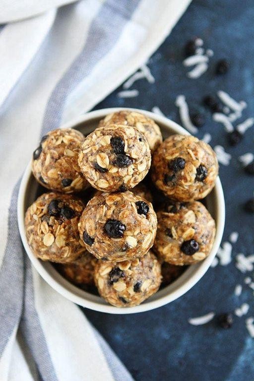 Blueberry Coconut Energy Bites