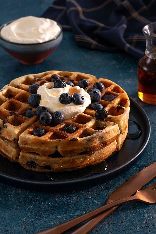 Blueberry Waffles