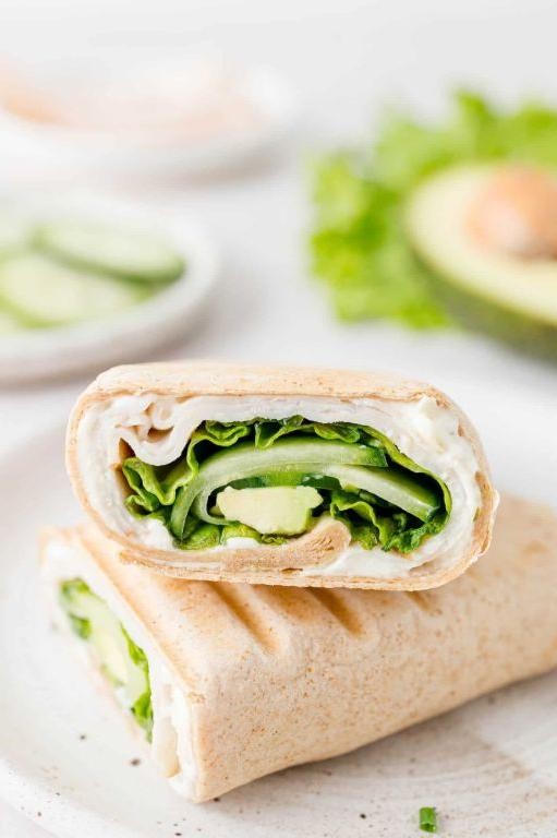 Bologna and Avocado Wrap