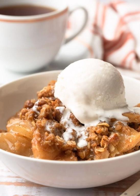 Bourbon Apple Crisp