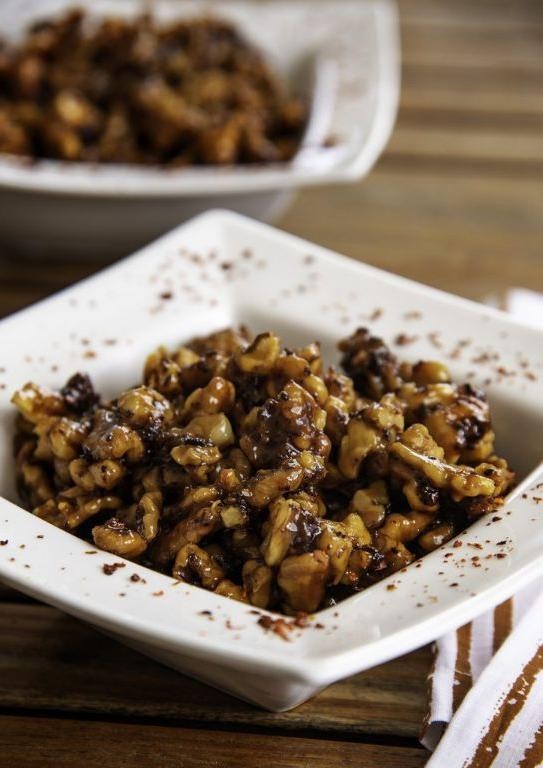 Bourbon Candied Walnuts