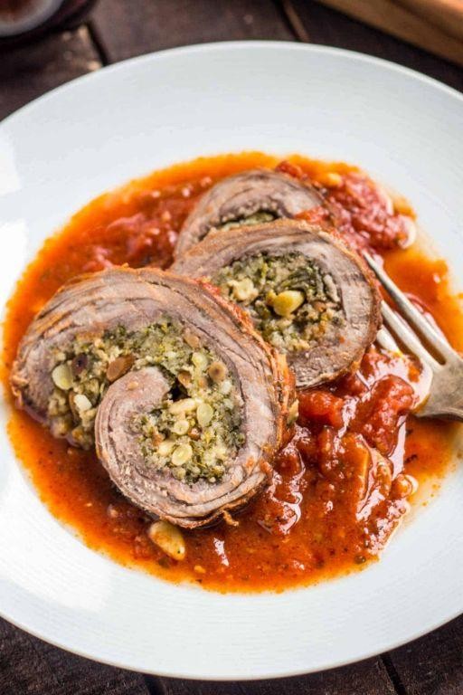 Braciole Wrapped in Pancetta with Sage Butter
