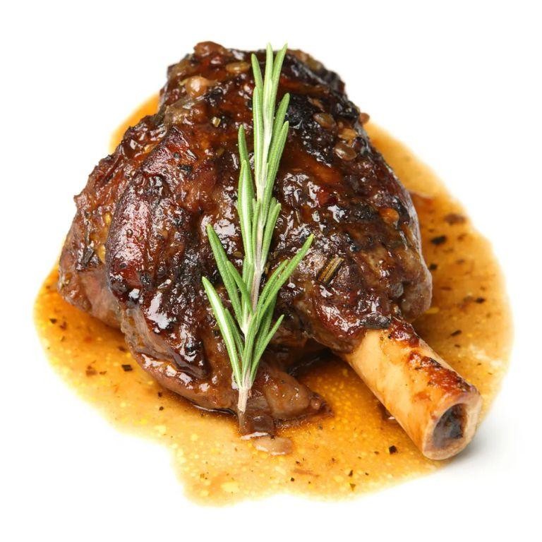 Braised Lamb Shanks with Rosemary