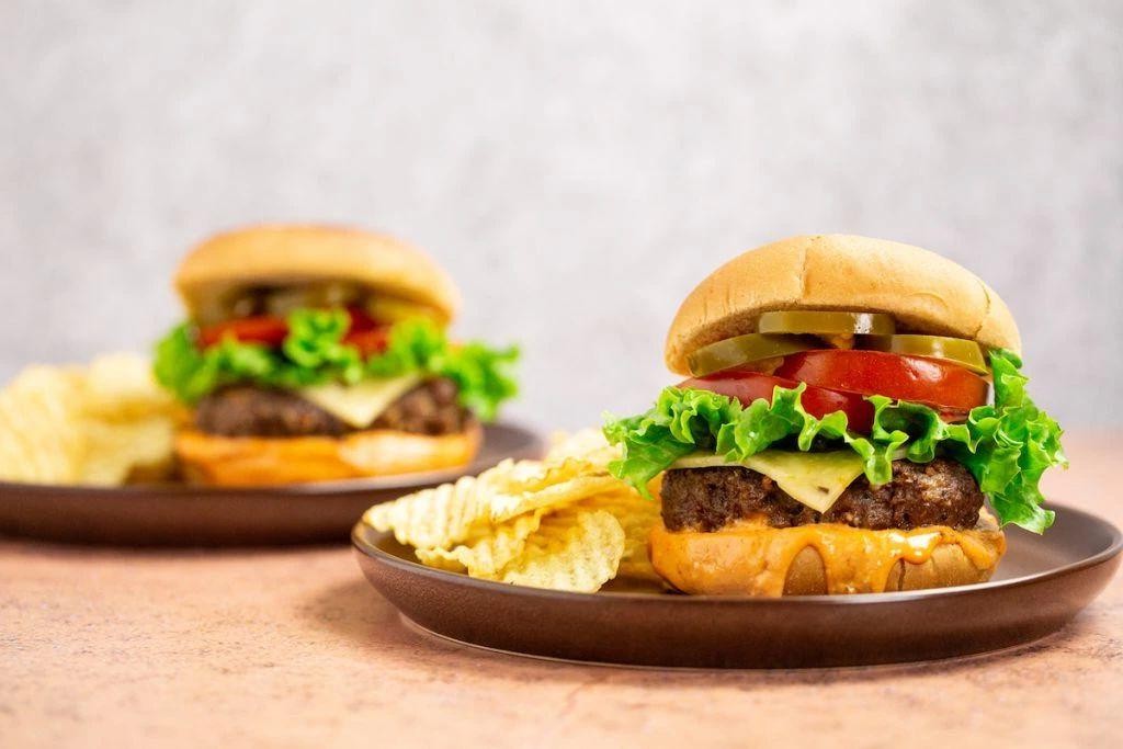 Breakfast Burger with Sriracha Mayo and Pickled Jalapeños