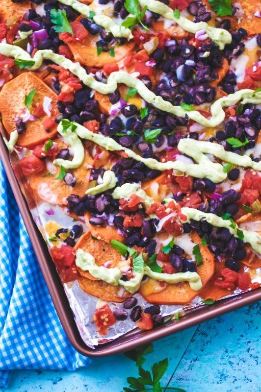 Breakfast Potato Nachos with Avocado