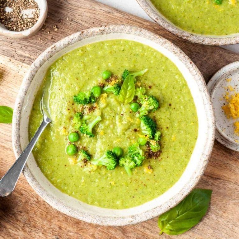 Broccoli and Pea Soup